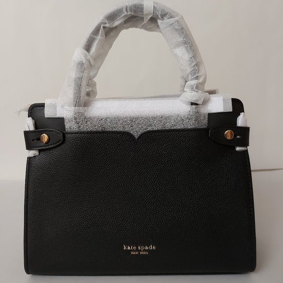 NWT Kate Spade Classic Medium Black Satchel - Picture 2 of 6